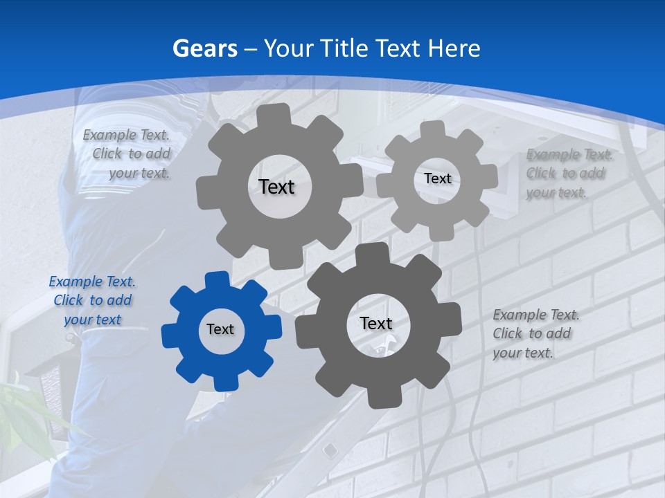 Workmen Construction Conditioners PowerPoint Template