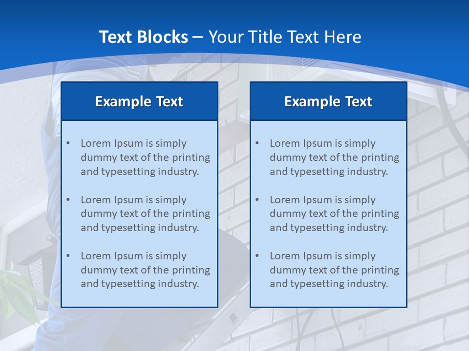 Workmen Construction Conditioners PowerPoint Template