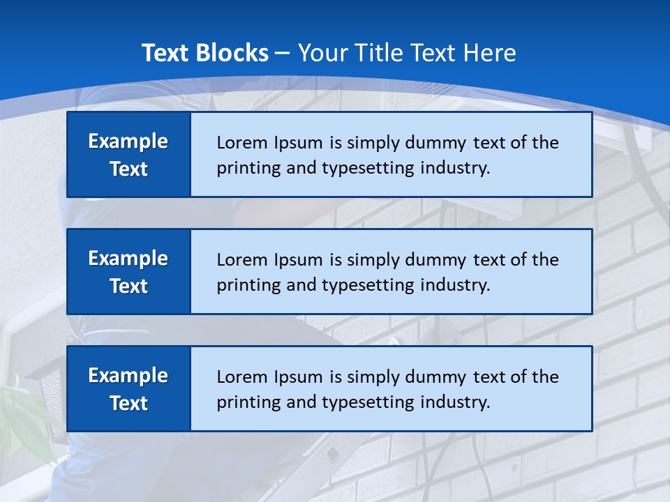 Workmen Construction Conditioners PowerPoint Template