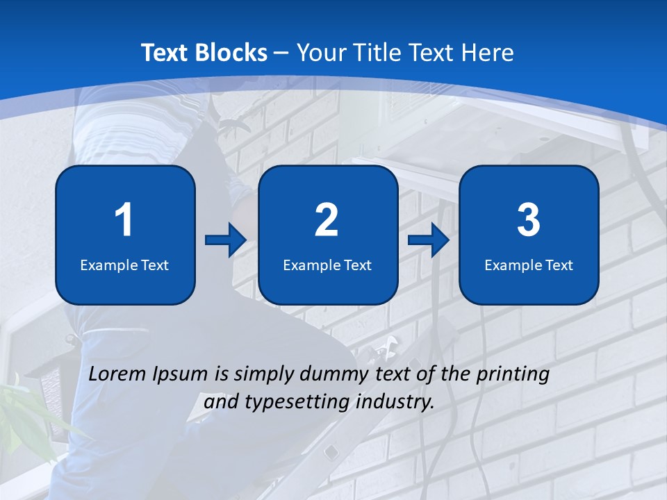 Workmen Construction Conditioners PowerPoint Template