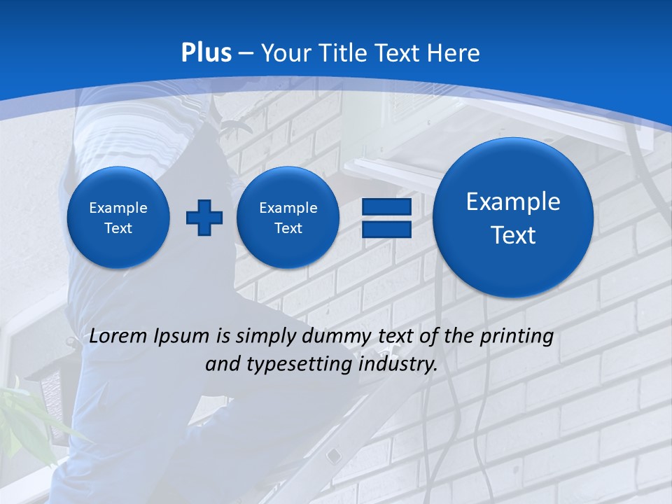 Workmen Construction Conditioners PowerPoint Template