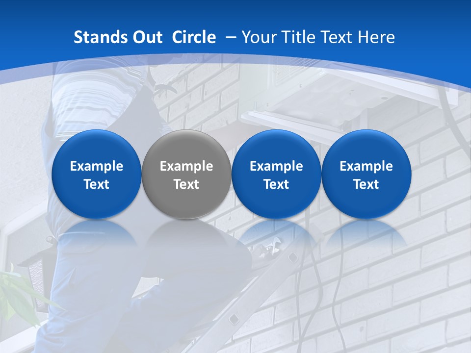 Workmen Construction Conditioners PowerPoint Template