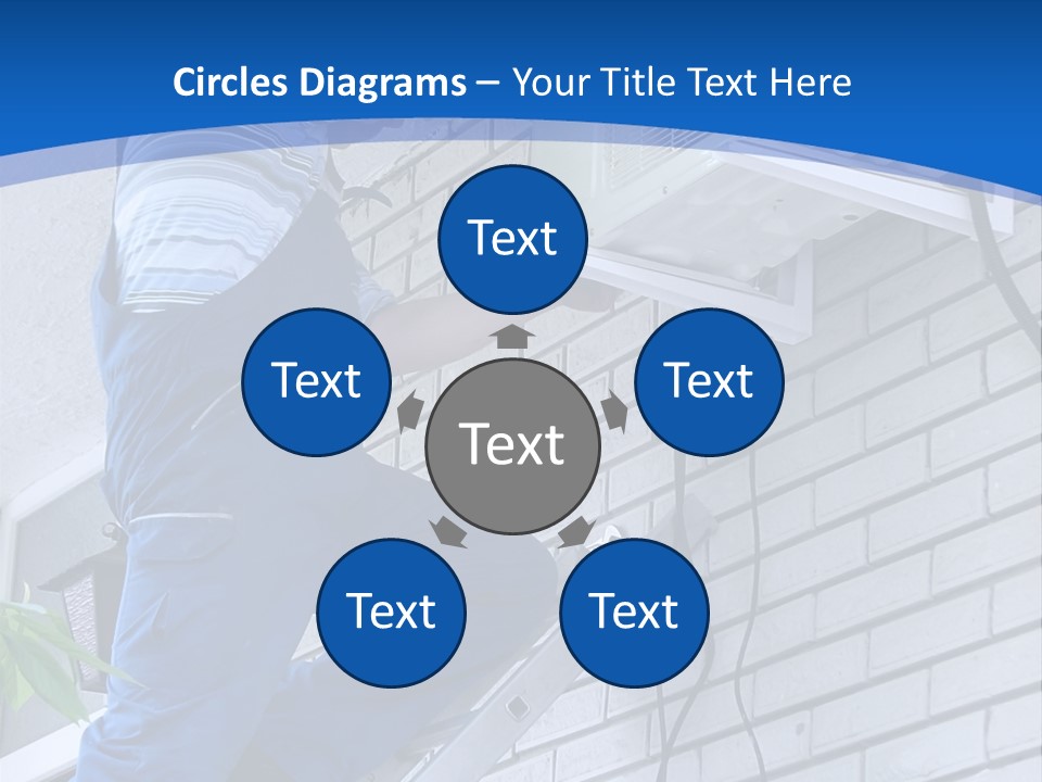 Workmen Construction Conditioners PowerPoint Template