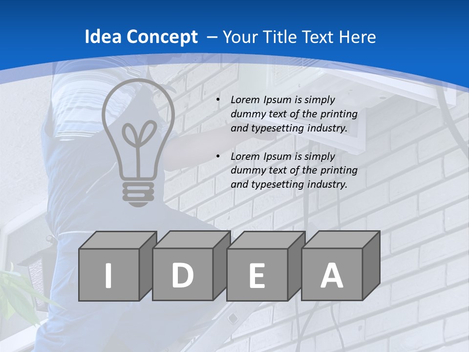 Workmen Construction Conditioners PowerPoint Template