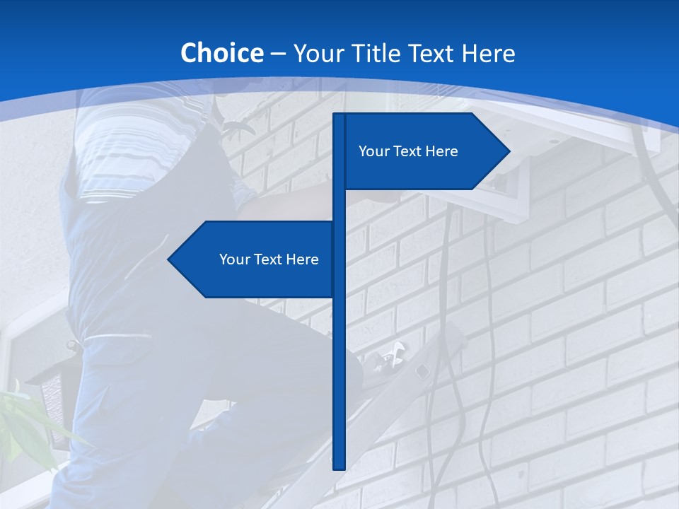 Workmen Construction Conditioners PowerPoint Template