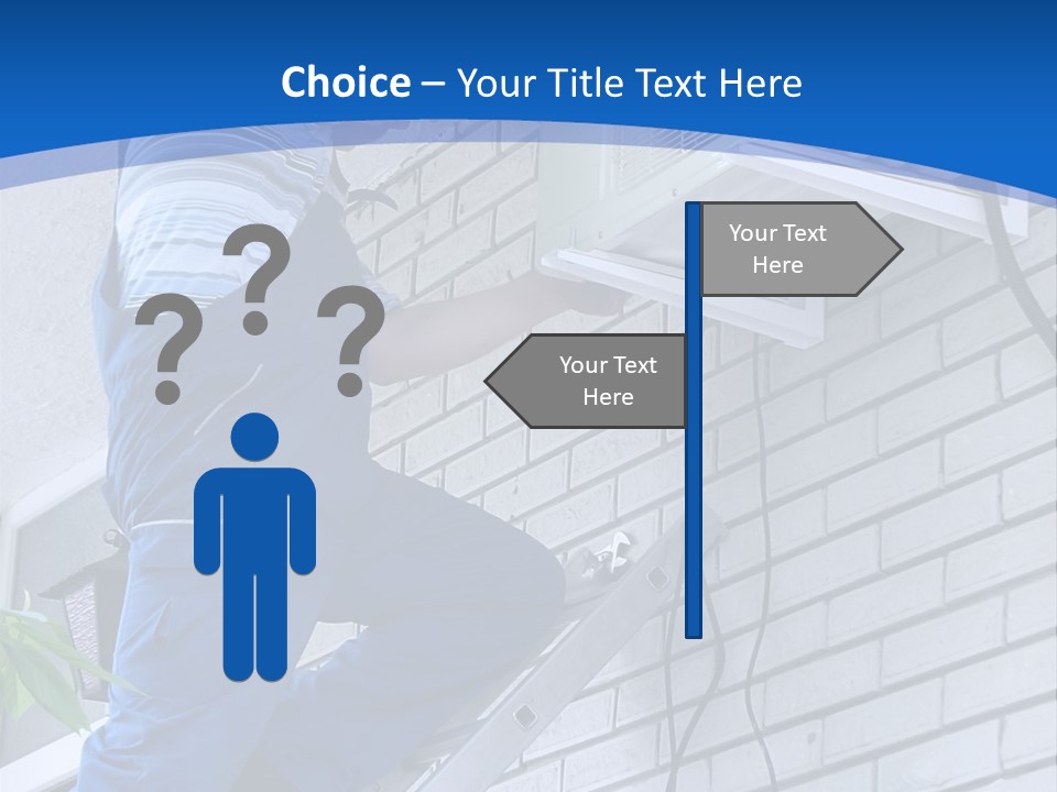 Workmen Construction Conditioners PowerPoint Template