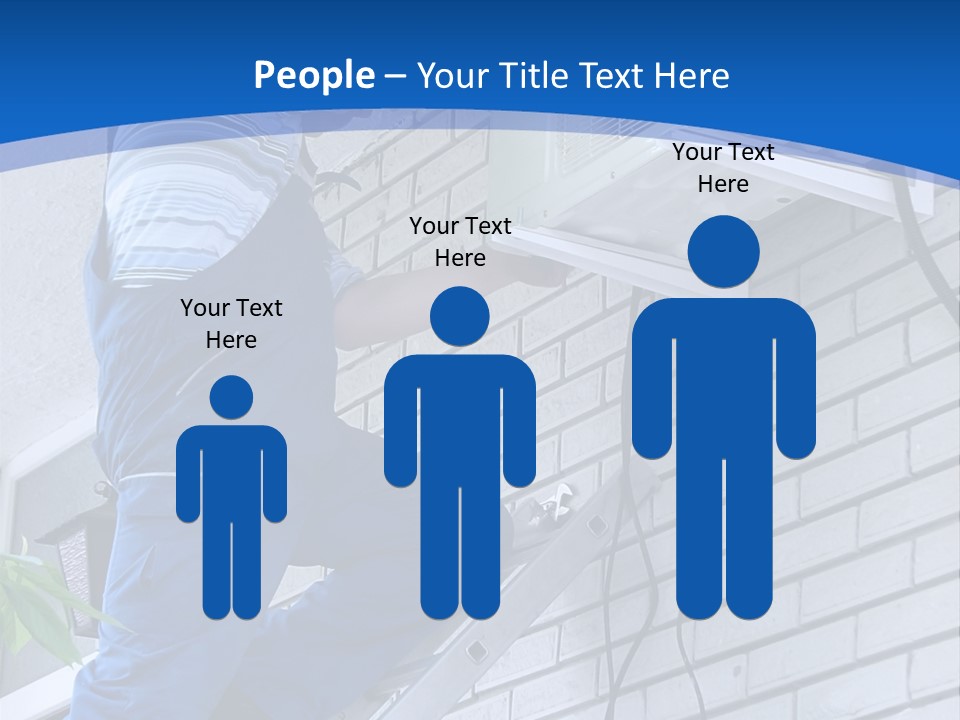 Workmen Construction Conditioners PowerPoint Template