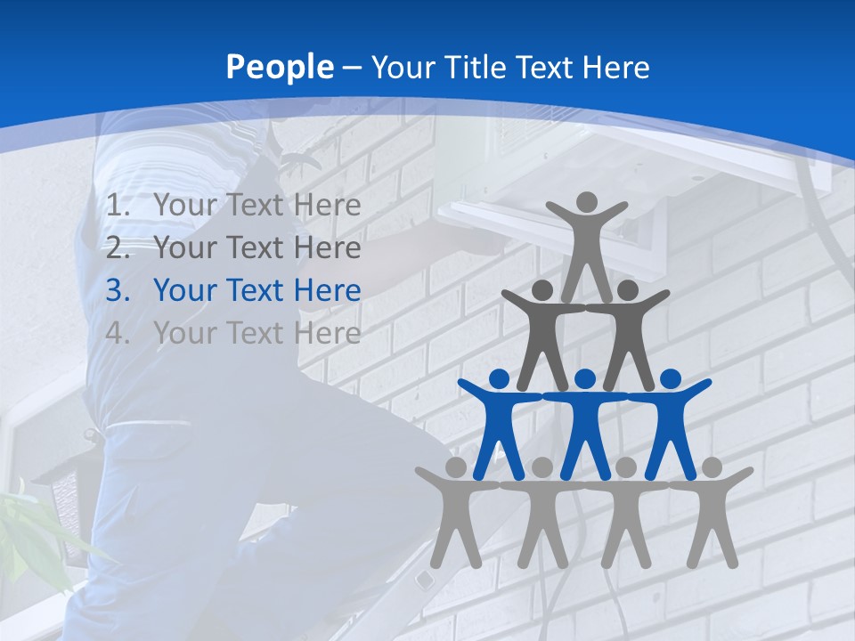 Workmen Construction Conditioners PowerPoint Template