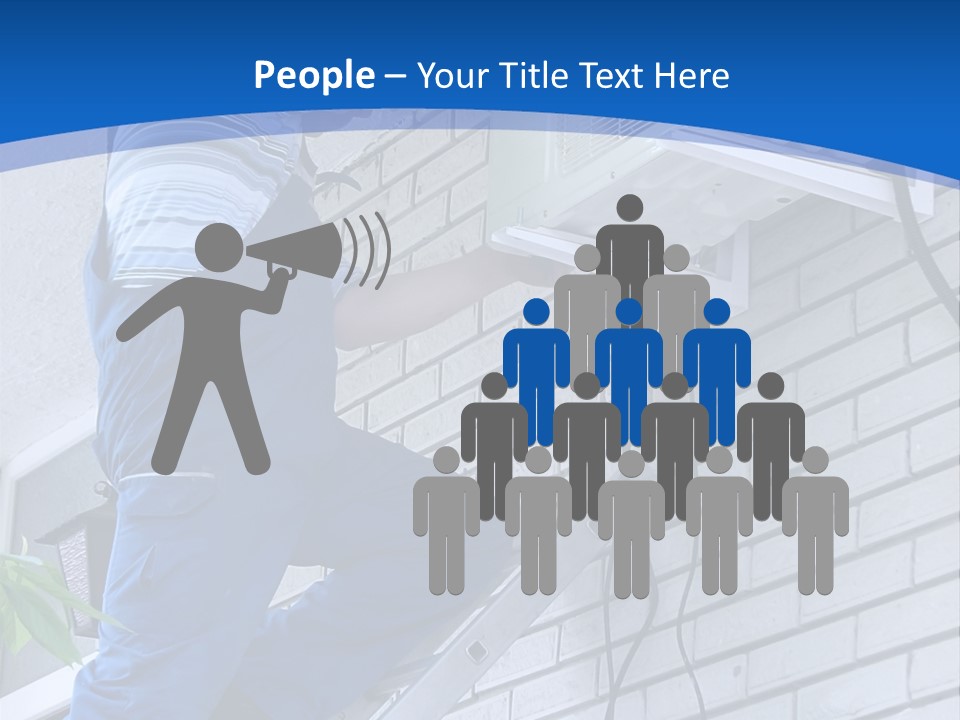 Workmen Construction Conditioners PowerPoint Template