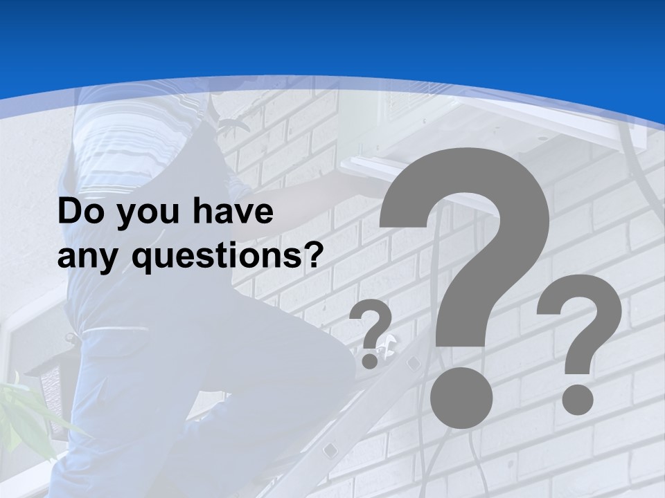 Workmen Construction Conditioners PowerPoint Template