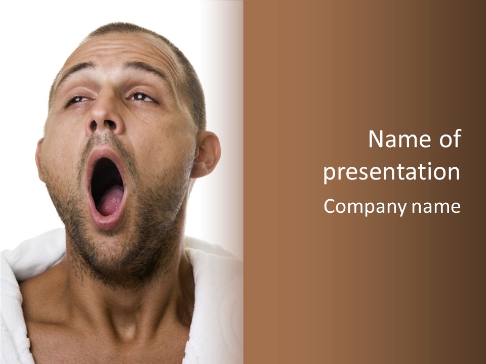 Humorous Bright Sick PowerPoint Template