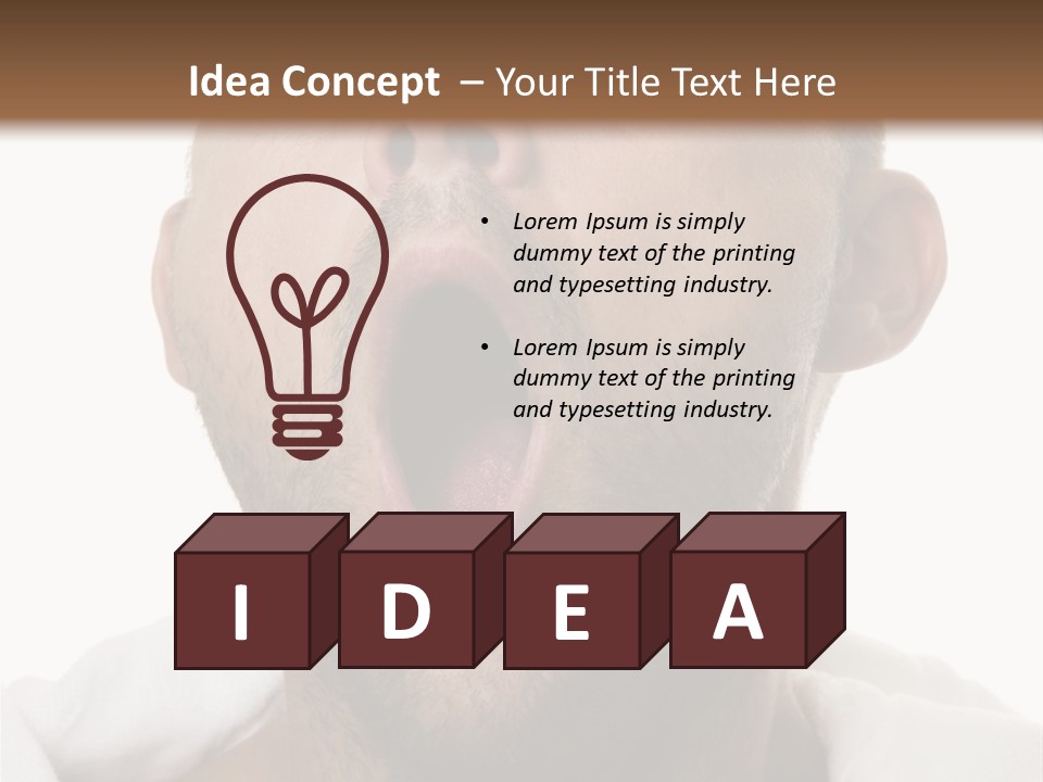 Humorous Bright Sick PowerPoint Template