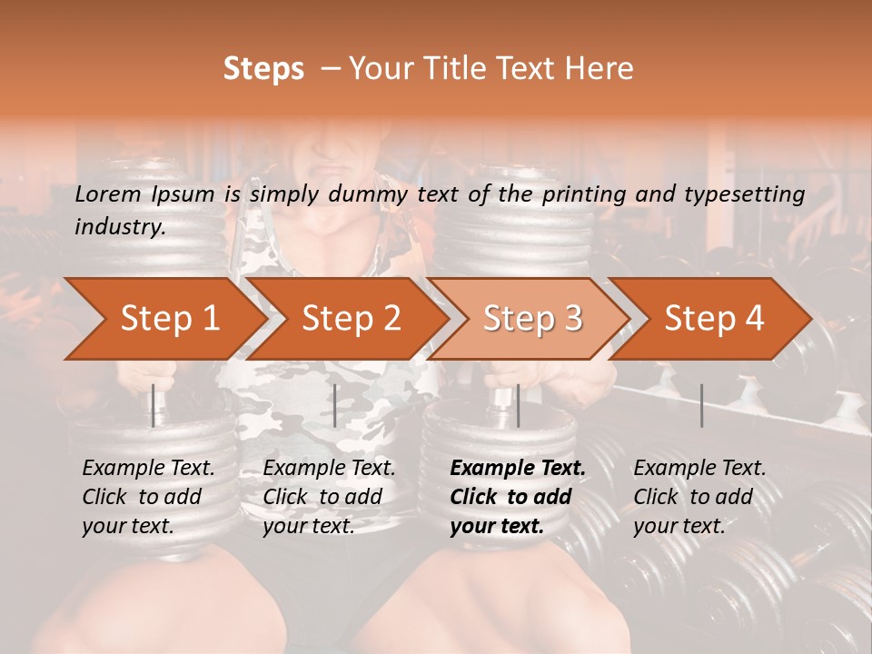 Care Exercise Man PowerPoint Template