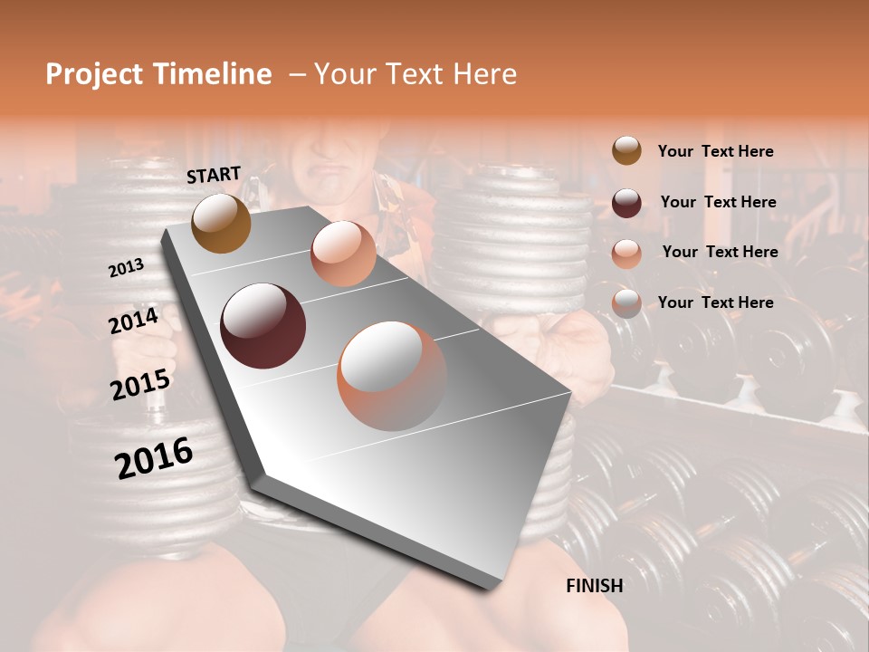 Care Exercise Man PowerPoint Template