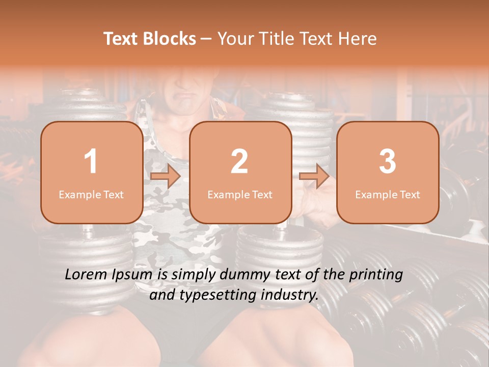 Care Exercise Man PowerPoint Template