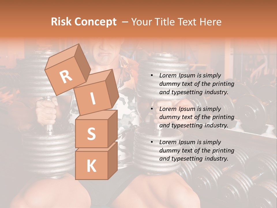 Care Exercise Man PowerPoint Template