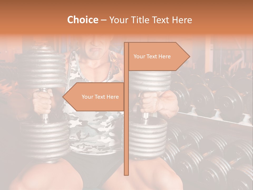 Care Exercise Man PowerPoint Template