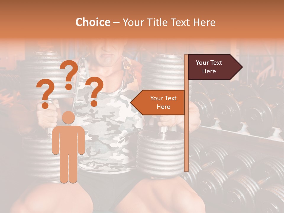 Care Exercise Man PowerPoint Template