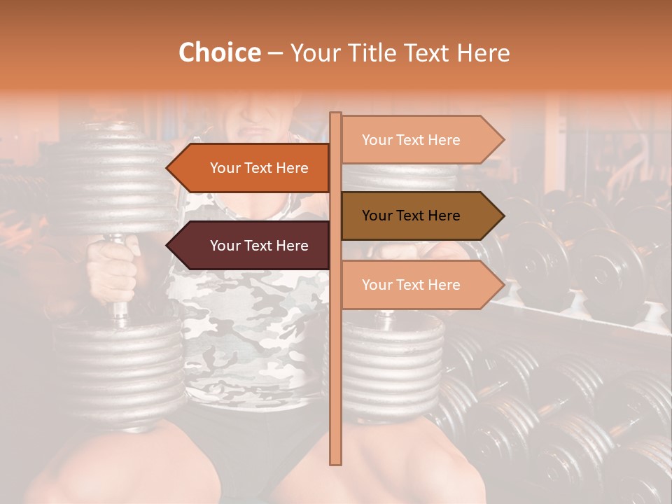 Care Exercise Man PowerPoint Template