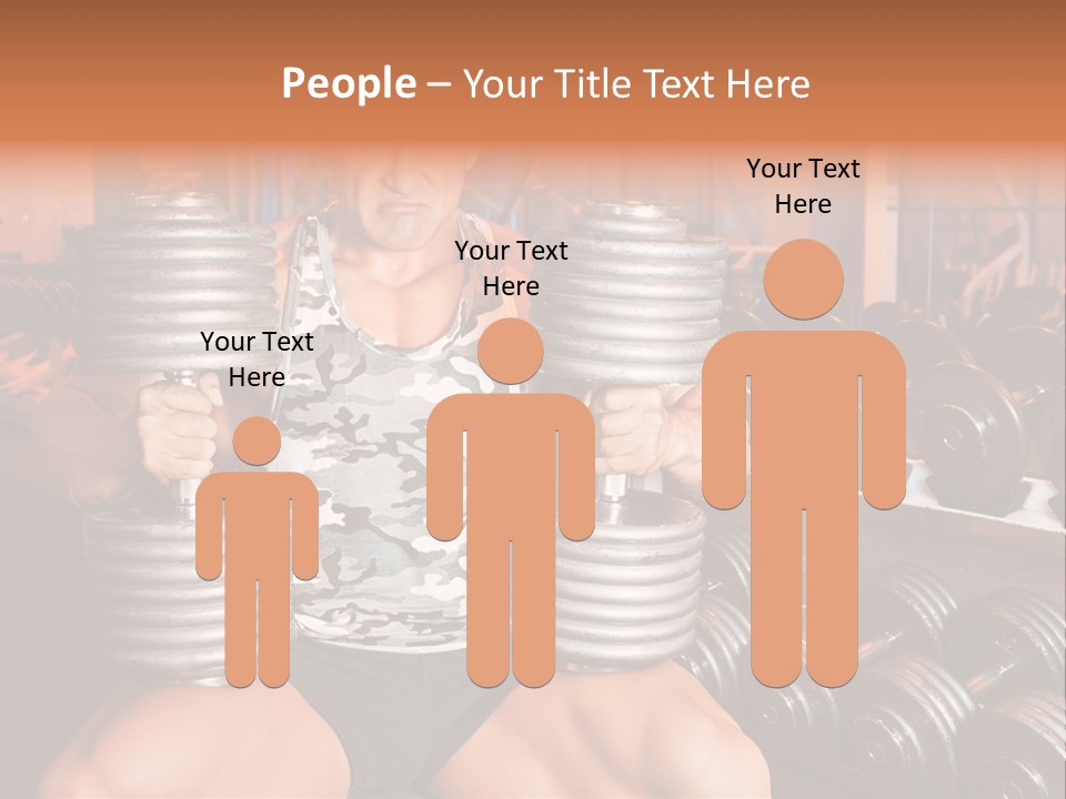 Care Exercise Man PowerPoint Template