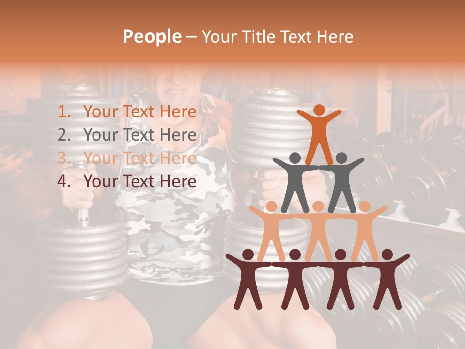 Care Exercise Man PowerPoint Template