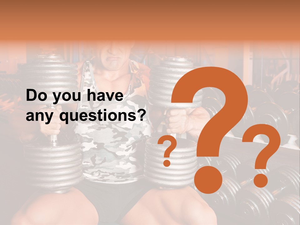 Care Exercise Man PowerPoint Template