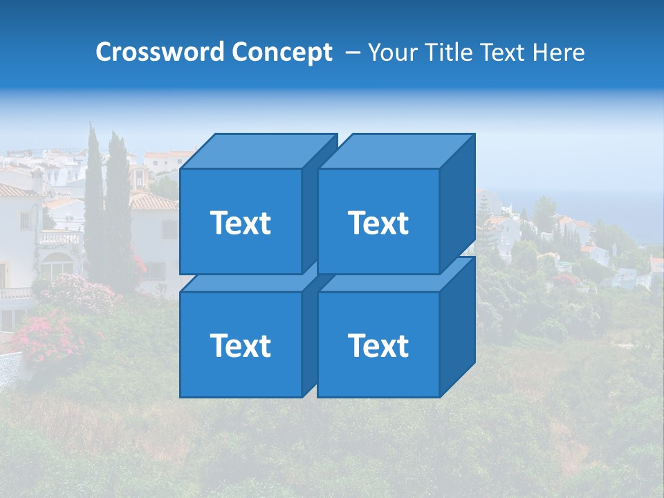 Sky Construction Nerja PowerPoint Template