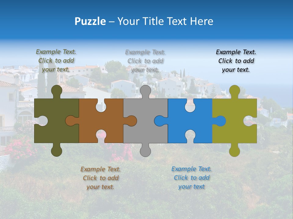 Sky Construction Nerja PowerPoint Template