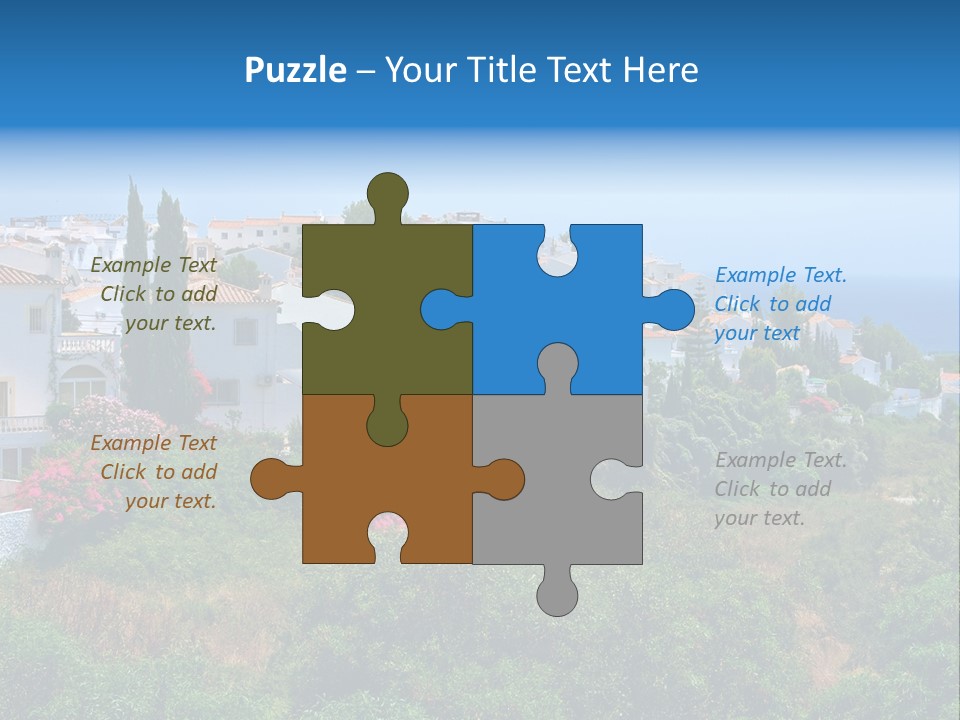 Sky Construction Nerja PowerPoint Template