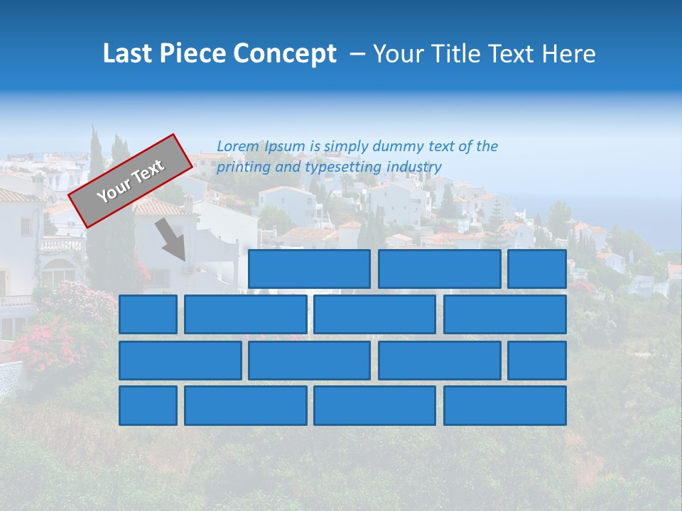 Sky Construction Nerja PowerPoint Template