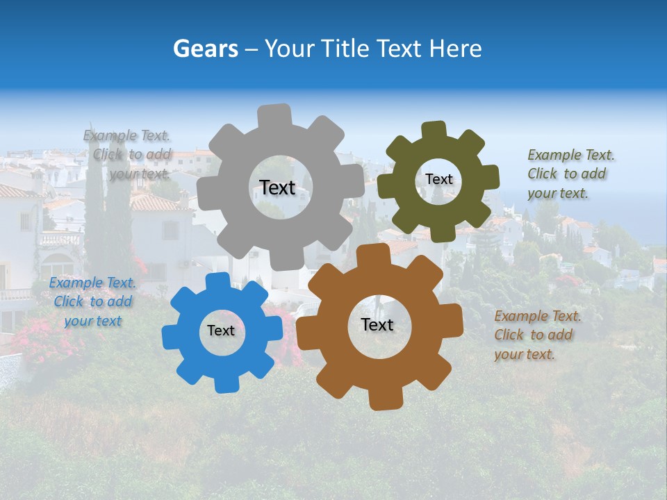 Sky Construction Nerja PowerPoint Template