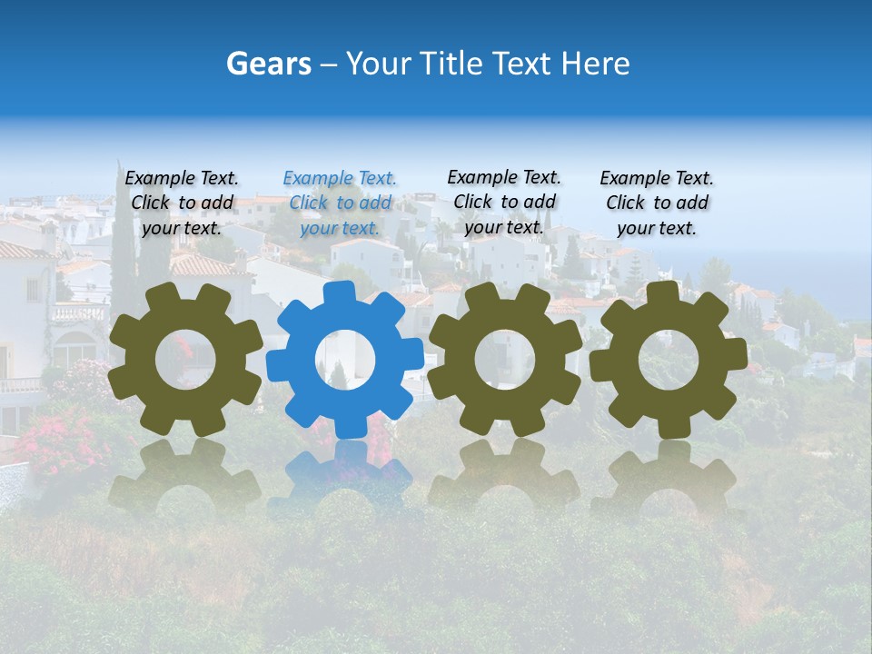 Sky Construction Nerja PowerPoint Template