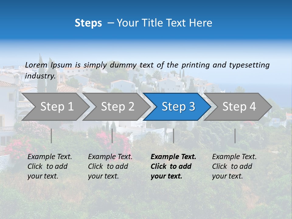 Sky Construction Nerja PowerPoint Template