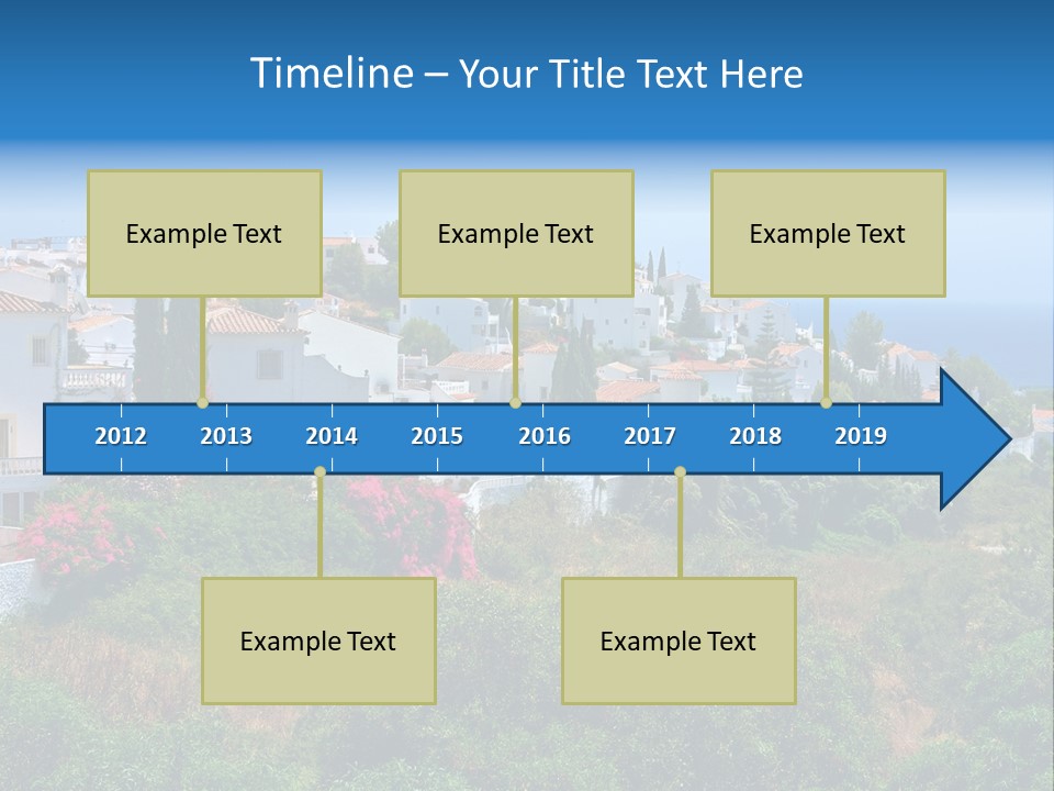 Sky Construction Nerja PowerPoint Template