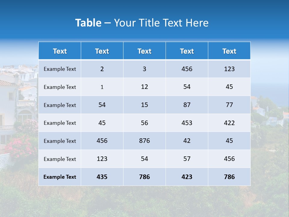 Sky Construction Nerja PowerPoint Template