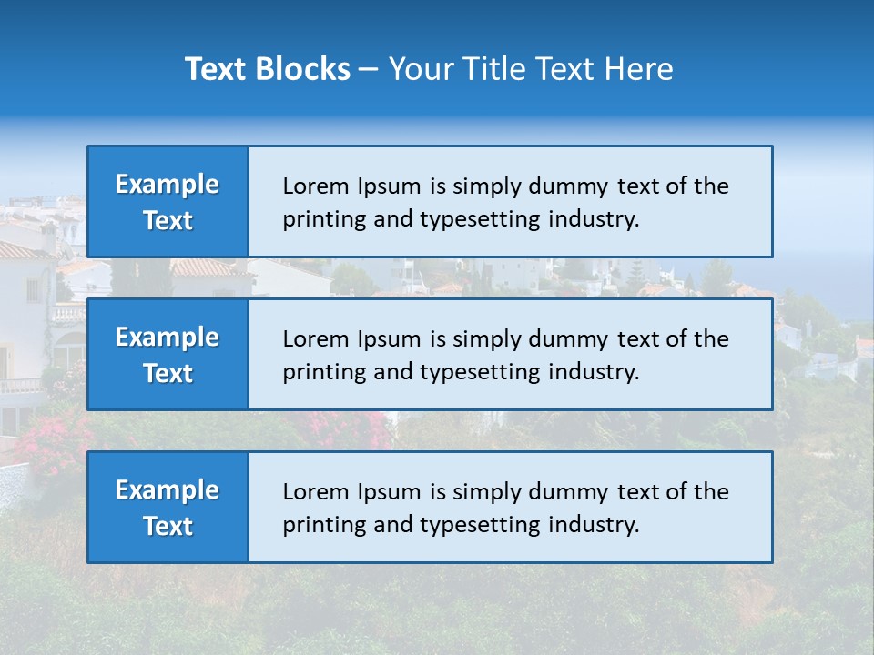 Sky Construction Nerja PowerPoint Template