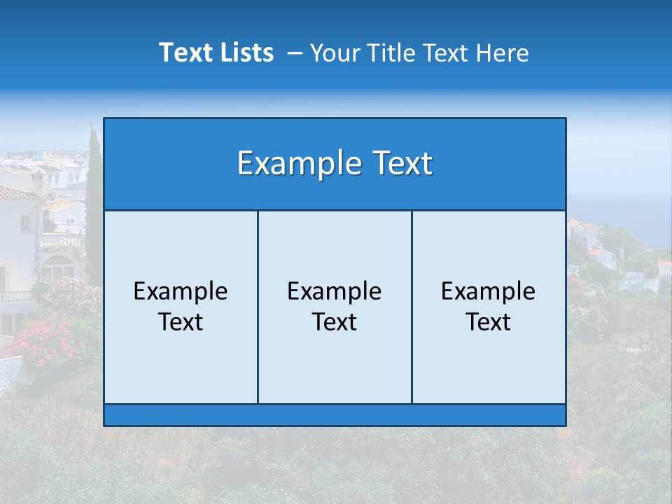 Sky Construction Nerja PowerPoint Template