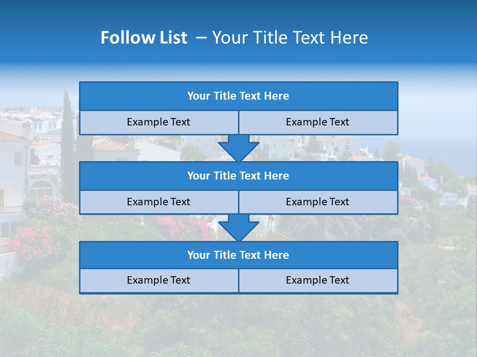 Sky Construction Nerja PowerPoint Template