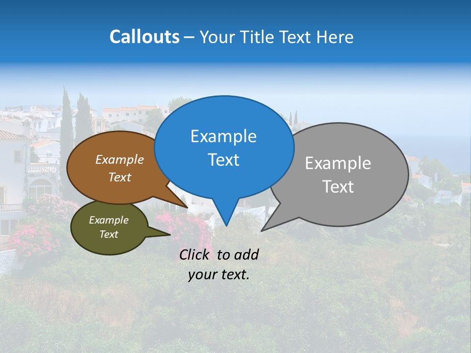 Sky Construction Nerja PowerPoint Template