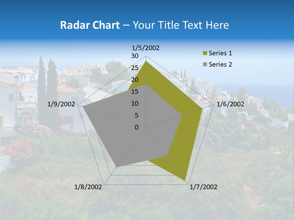 Sky Construction Nerja PowerPoint Template