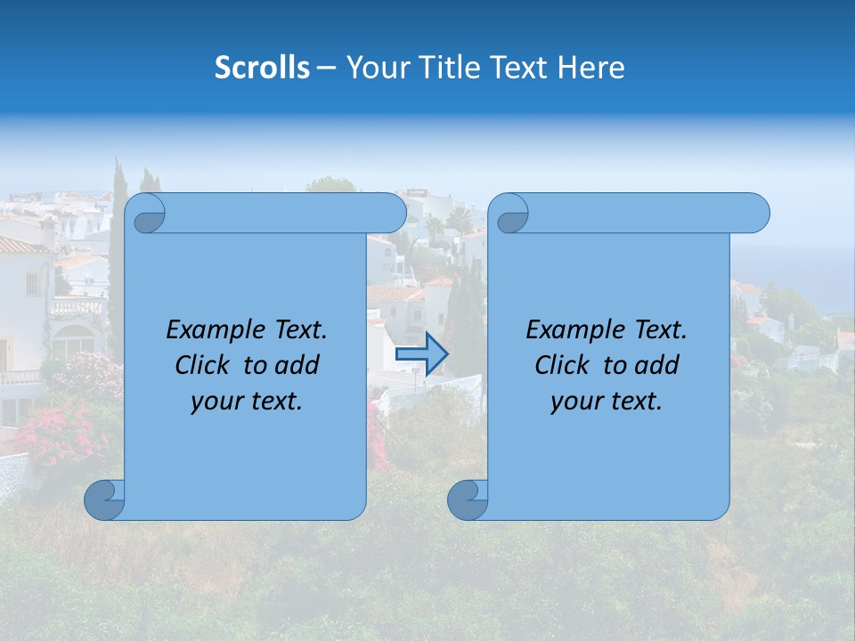 Sky Construction Nerja PowerPoint Template