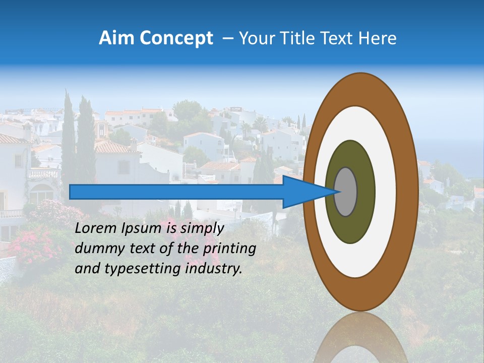 Sky Construction Nerja PowerPoint Template
