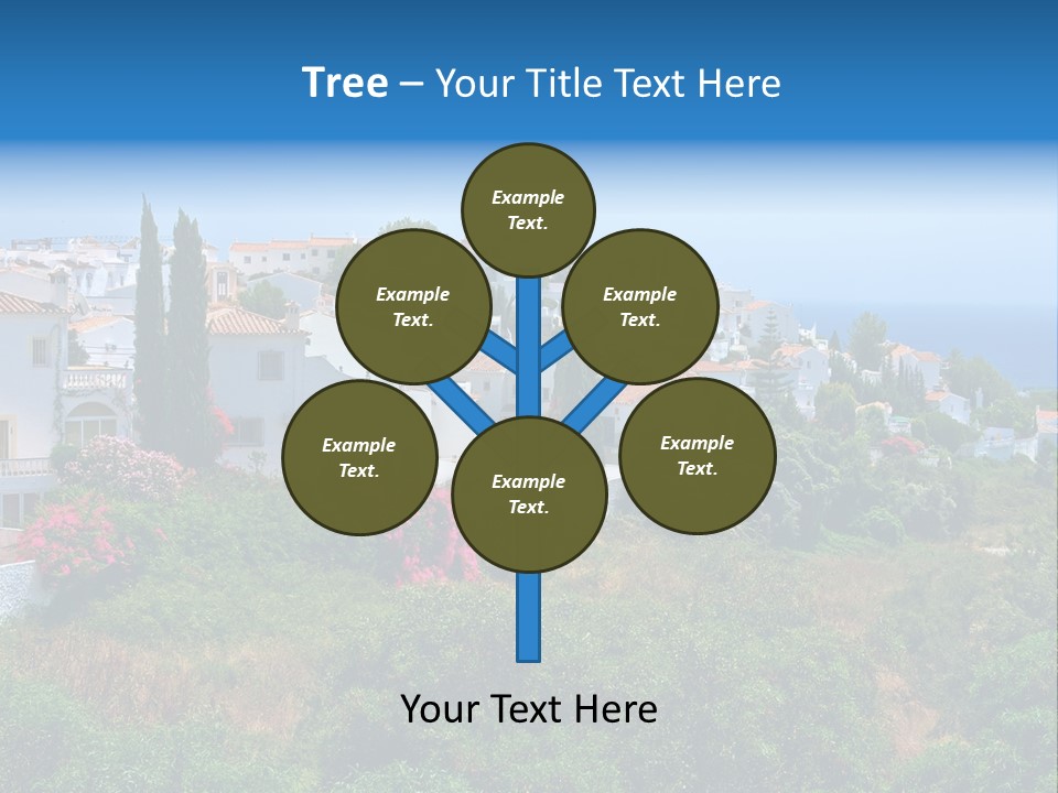 Sky Construction Nerja PowerPoint Template