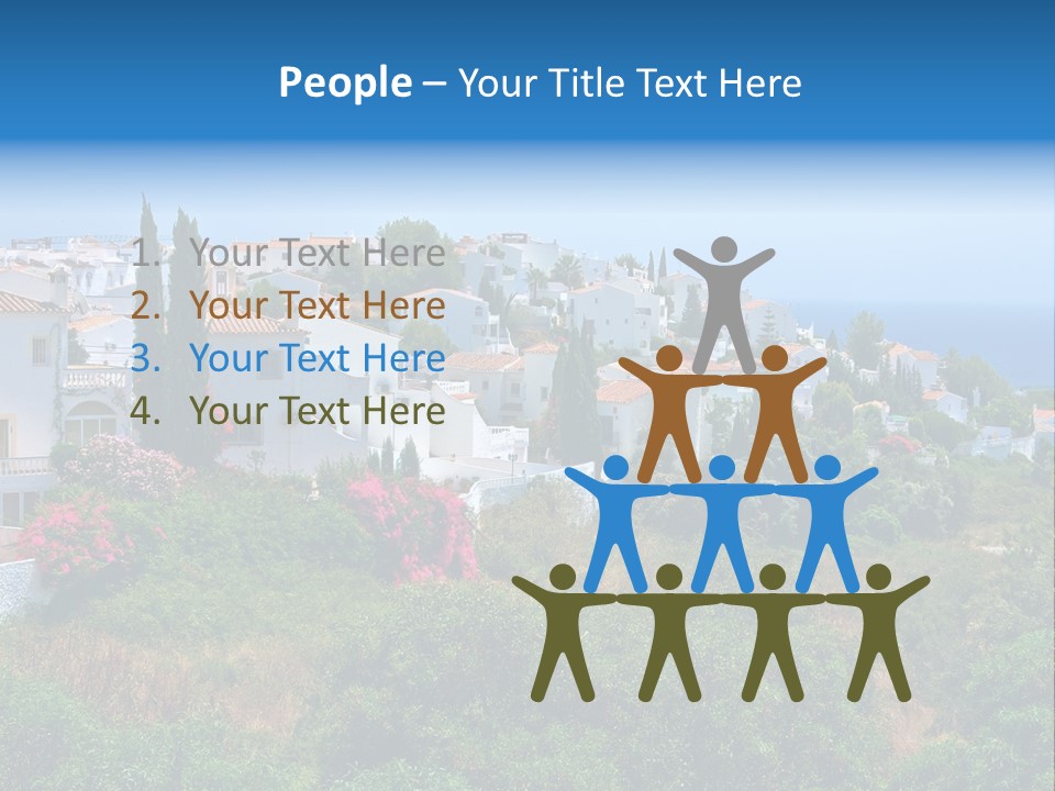 Sky Construction Nerja PowerPoint Template