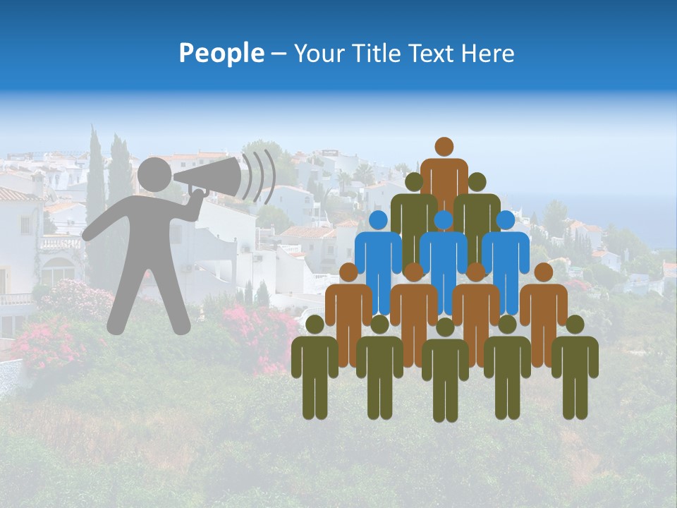 Sky Construction Nerja PowerPoint Template