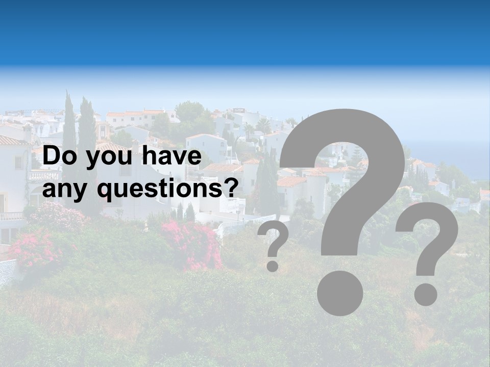 Sky Construction Nerja PowerPoint Template