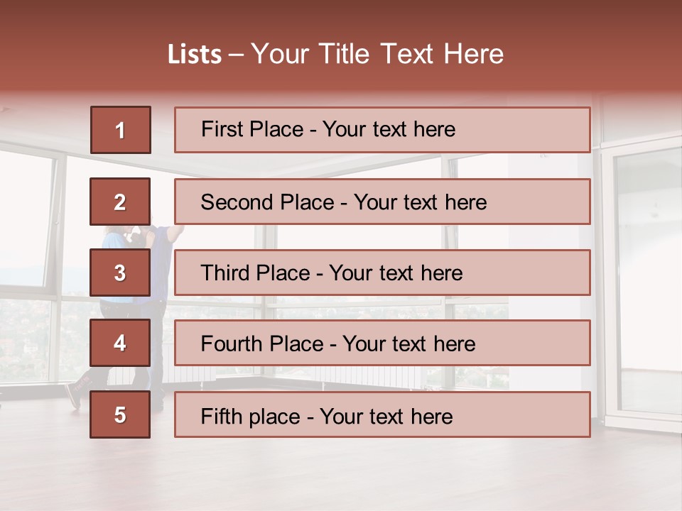 Lifestyle Indoors Estate PowerPoint Template