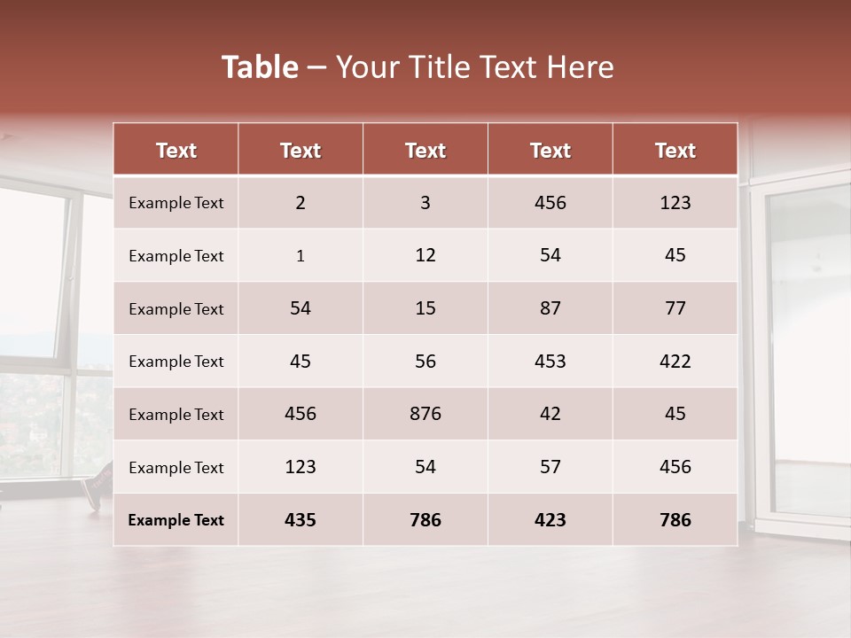 Lifestyle Indoors Estate PowerPoint Template