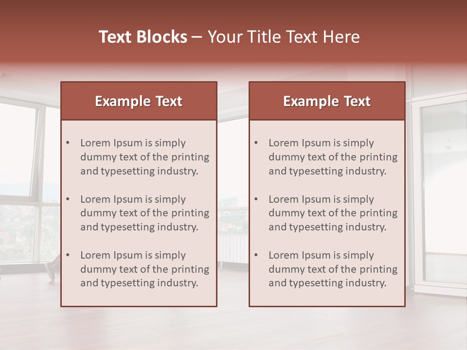 Lifestyle Indoors Estate PowerPoint Template