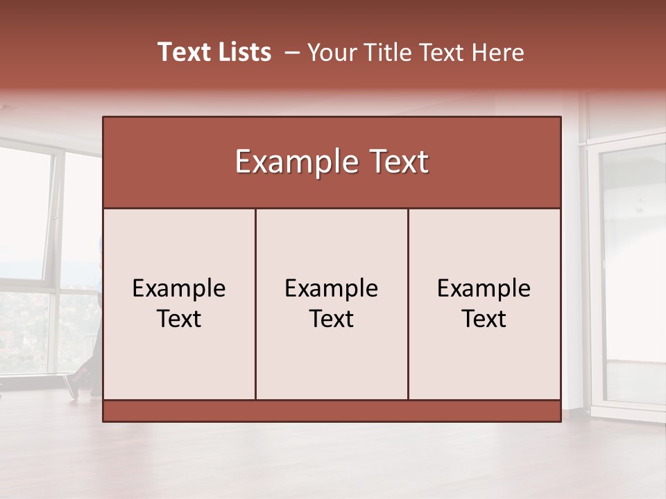 Lifestyle Indoors Estate PowerPoint Template